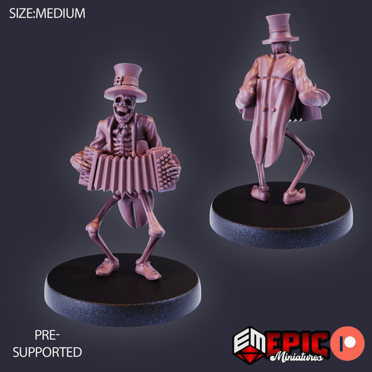Skeleton Musician Set 1 (6 Variants) - Epic Miniatures