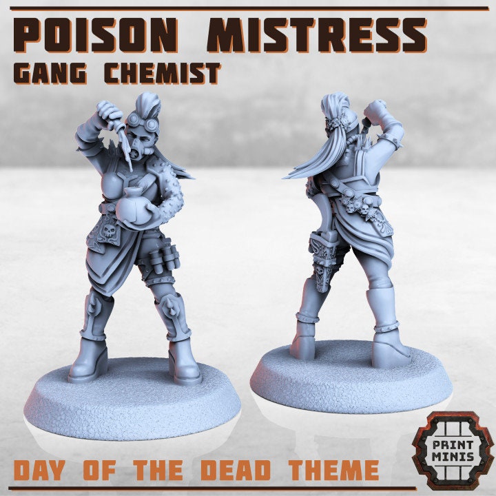 Poison Mistress (2 Variants Available) - Print Minis