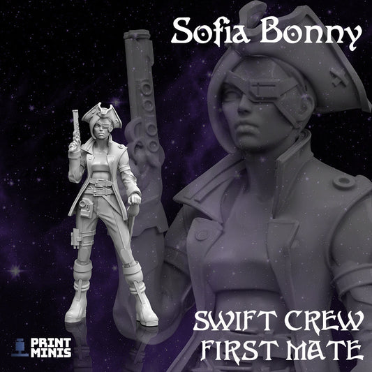 First Mate Sofia Bonny - Print Minis