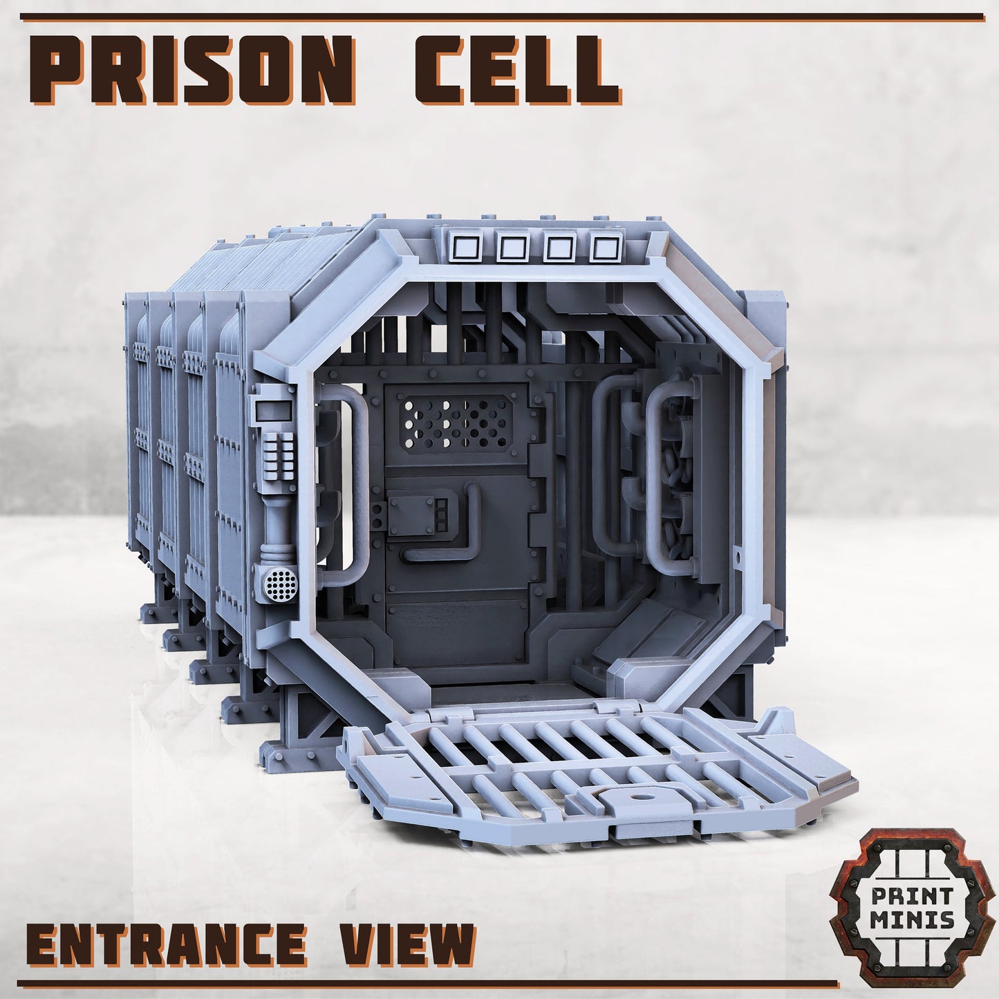 Prison Cell Container - Modular Kit - Print Minis