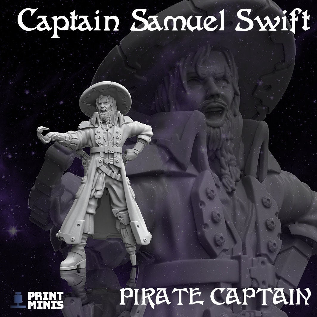 Captain Samuel Swift - Print Minis