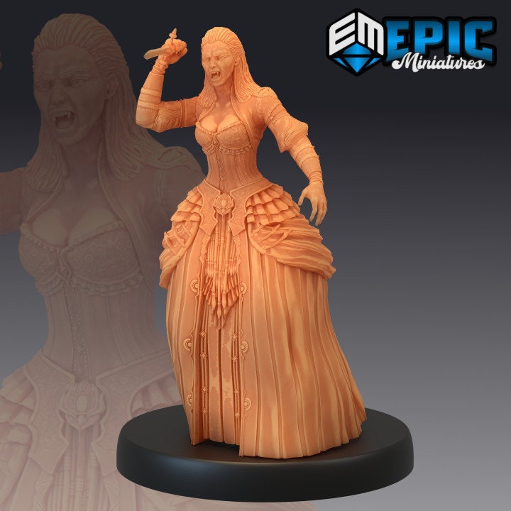 Vampire Lady (3 Variants Available) - Epic Miniatures