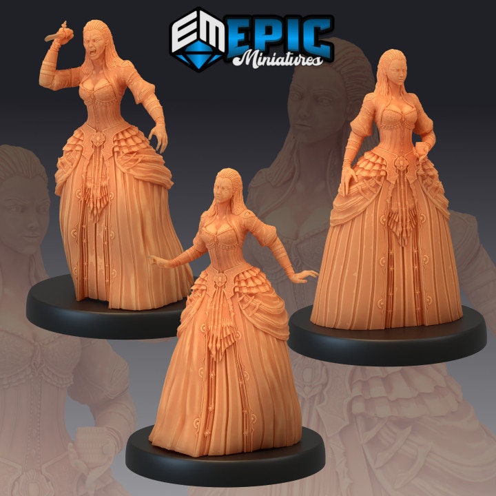 Vampire Lady (3 Variants Available) - Epic Miniatures
