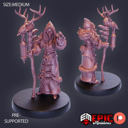 Winter Shaman (3 Variants Available) - Epic Miniatures