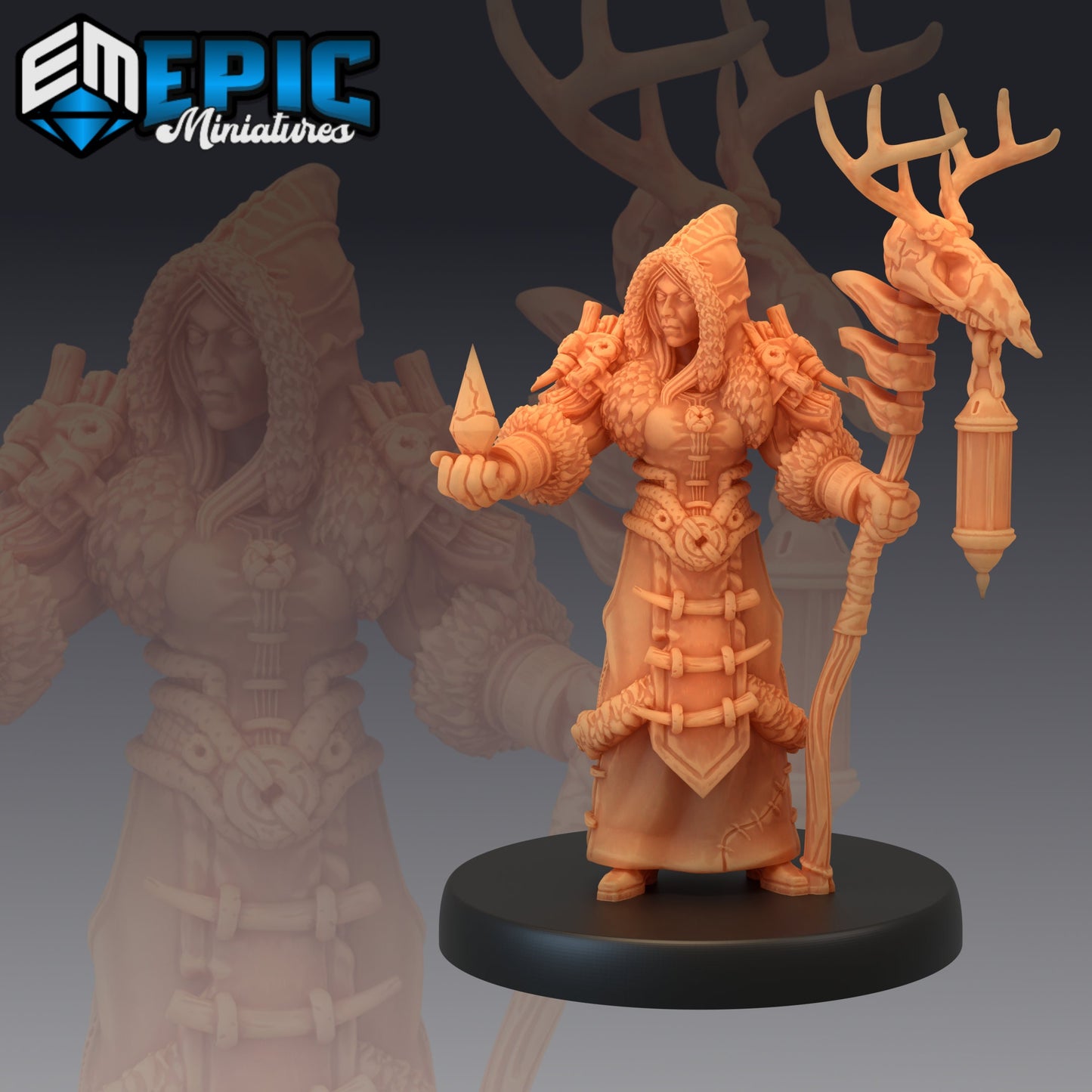 Winter Shaman (3 Variants Available) - Epic Miniatures