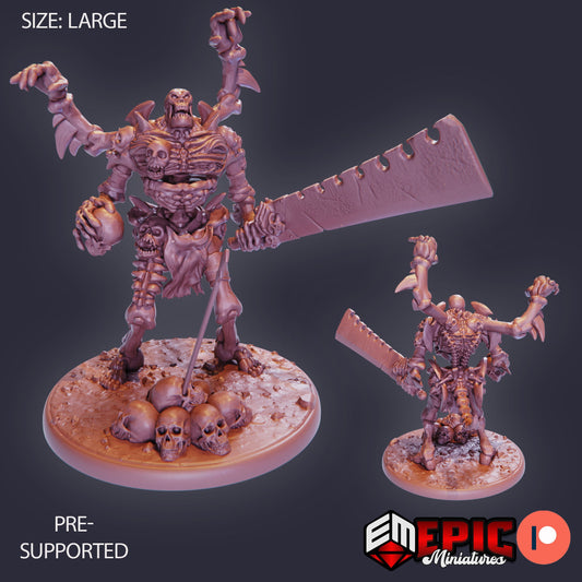 Human Bone Golem (4 Variants) - Epic Miniatures
