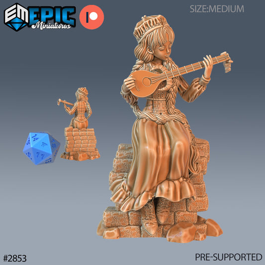 Norse Bard Girl (3 Variants Available) - Epic Miniatures