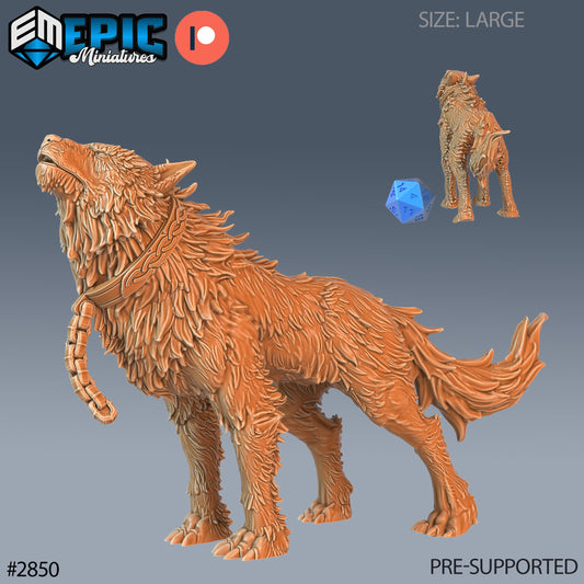 Fenrir Wolf Chained (3 Variants Available) - Epic Miniatures