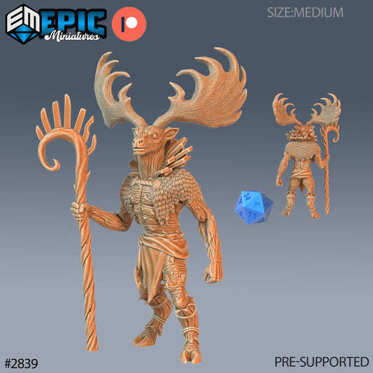 Deer Shaman (3 Variants Available) - Epic Miniatures