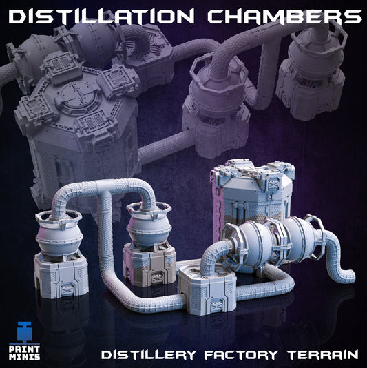 Distillation Machines - Scenery Kit - Print Minis