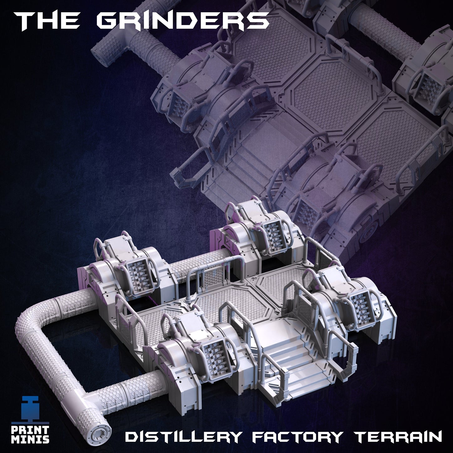 Distillation Machines - Scenery Kit - Print Minis