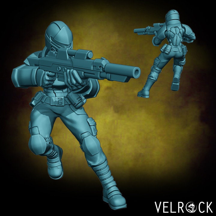 Sector Task Force - Female (8 Variants Available) - Velrock