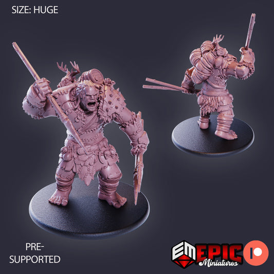 Hill Giant (4 Variants Available) - Epic Miniatures
