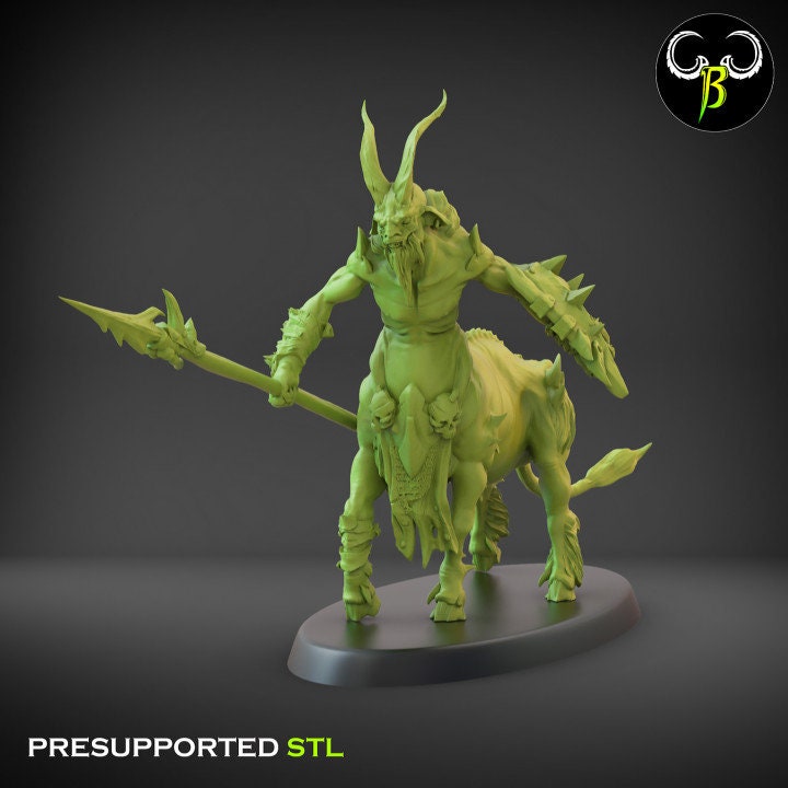 Horned Riders - Lance Squad (6 Variants Available) - Clay Beast Creations