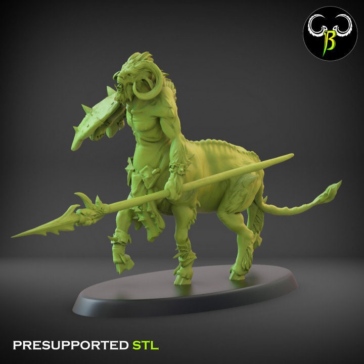 Horned Riders - Lance Squad (6 Variants Available) - Clay Beast Creations