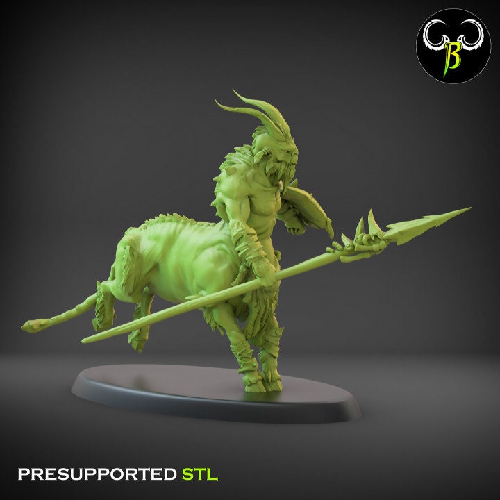 Horned Riders - Lance Squad (6 Variants Available) - Clay Beast Creations