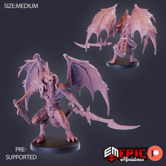 Draconic Demon Black (3 Variants) - Epic Miniatures