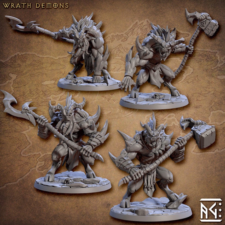 Wrath Demon (4 Variants Available) - Artisan Guild