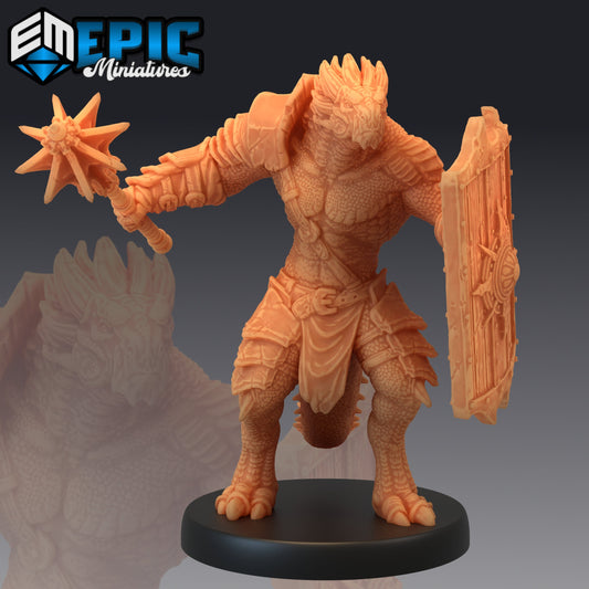 Dragonborn Gladiator (4 Variants) - Epic Miniatures