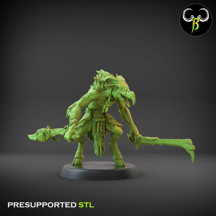 Avian Raider - Squad Leaders (3 Variants Available) - Clay Beast Creations