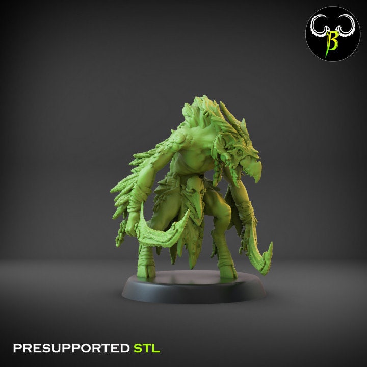 Avian Raider - Squad Leaders (3 Variants Available) - Clay Beast Creations