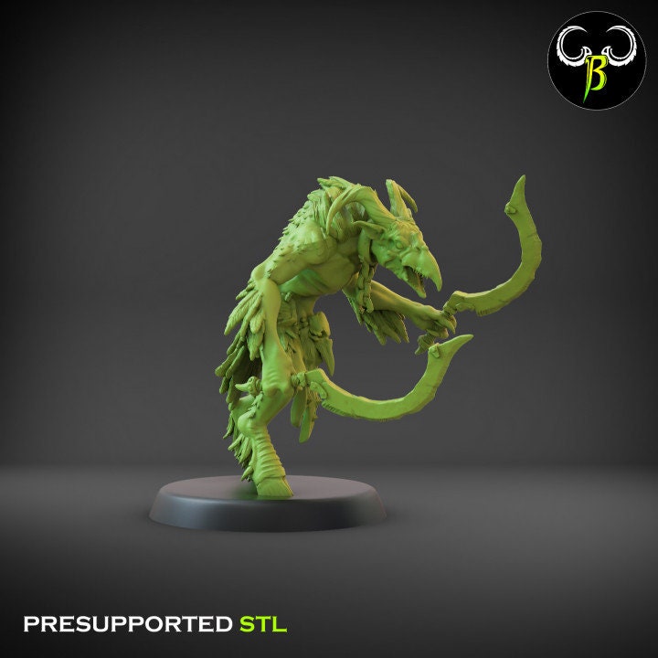Avian Raider - Dual Weapon Squad (6 Variants Available) - Clay Beast Creations