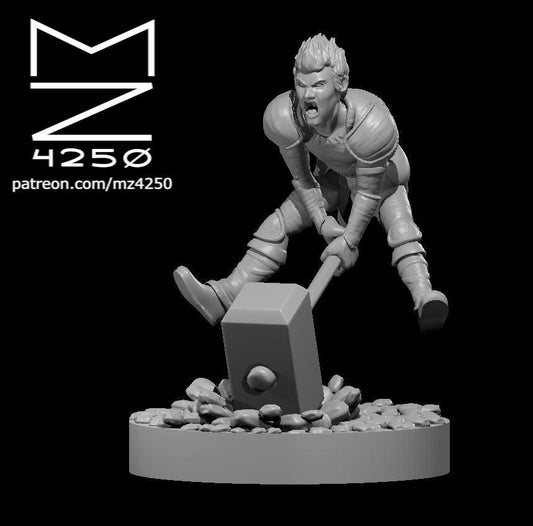 Halfling Barbarian (4 Variants Available) - MZ4250