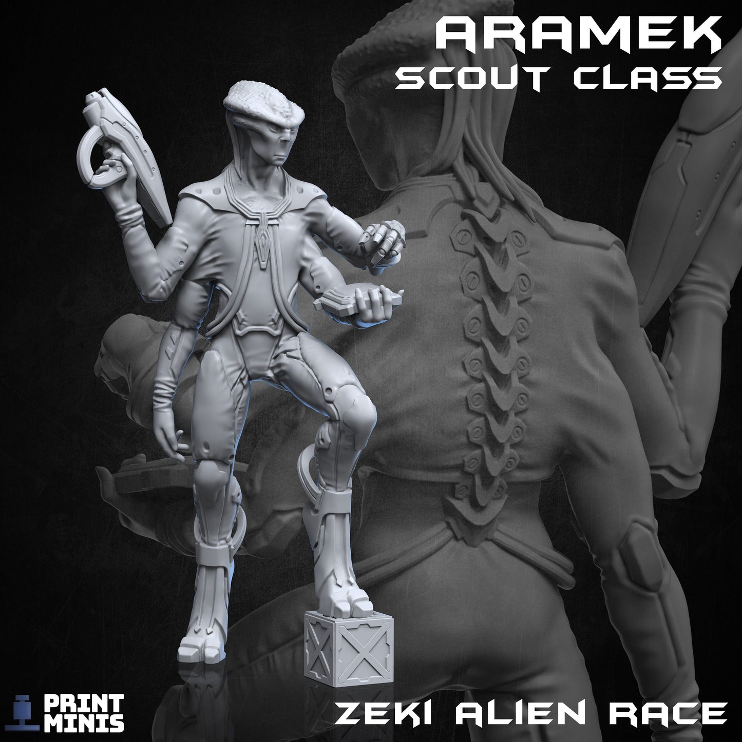 Zeki Aliens (2 Variants Available) - Print Minis