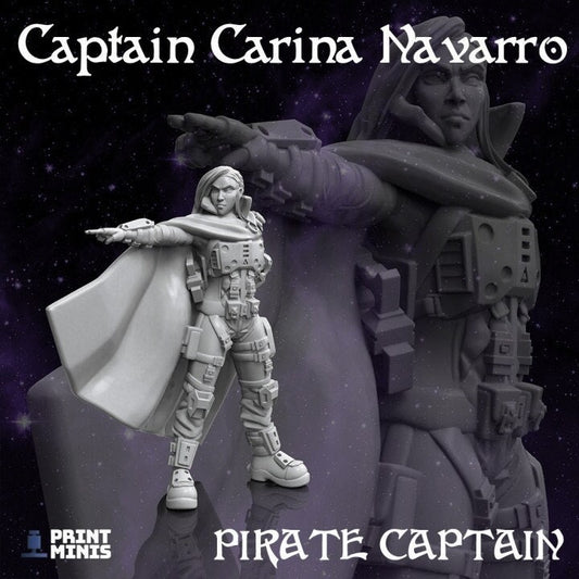 Captain Navarro - Print Minis