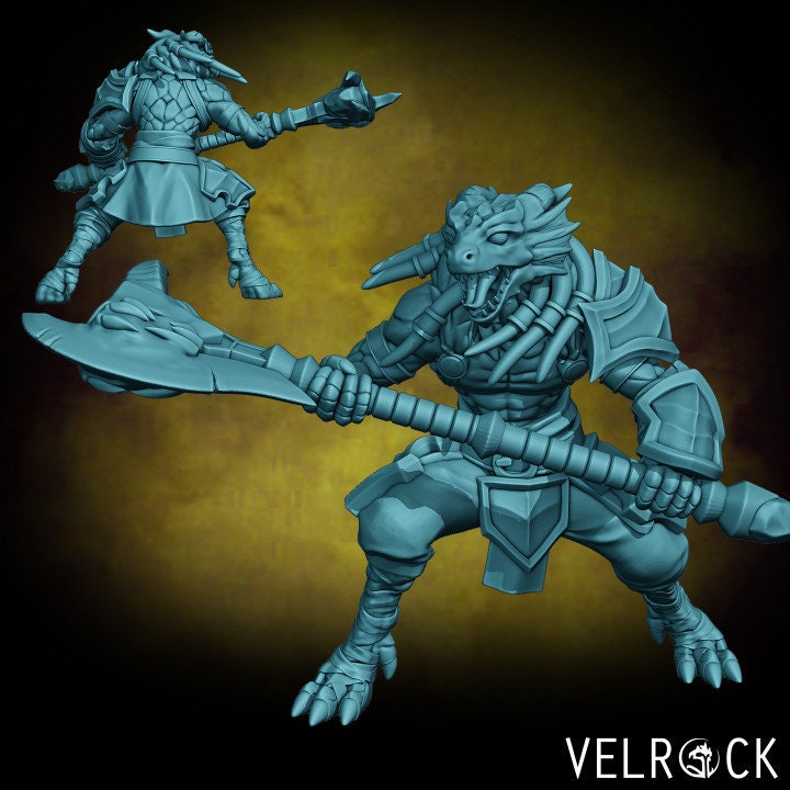 Male Dragonfolk Set 1 (5 Variants) - Velrock