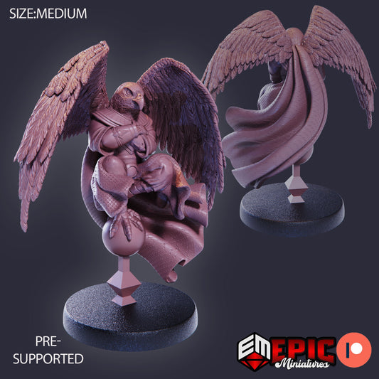 Bird Folk Falcon (3 Variants) - Epic Miniatures