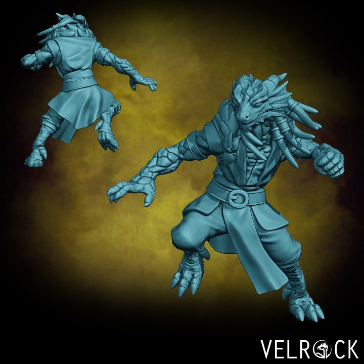 Male Dragonfolk Set 1 (5 Variants) - Velrock