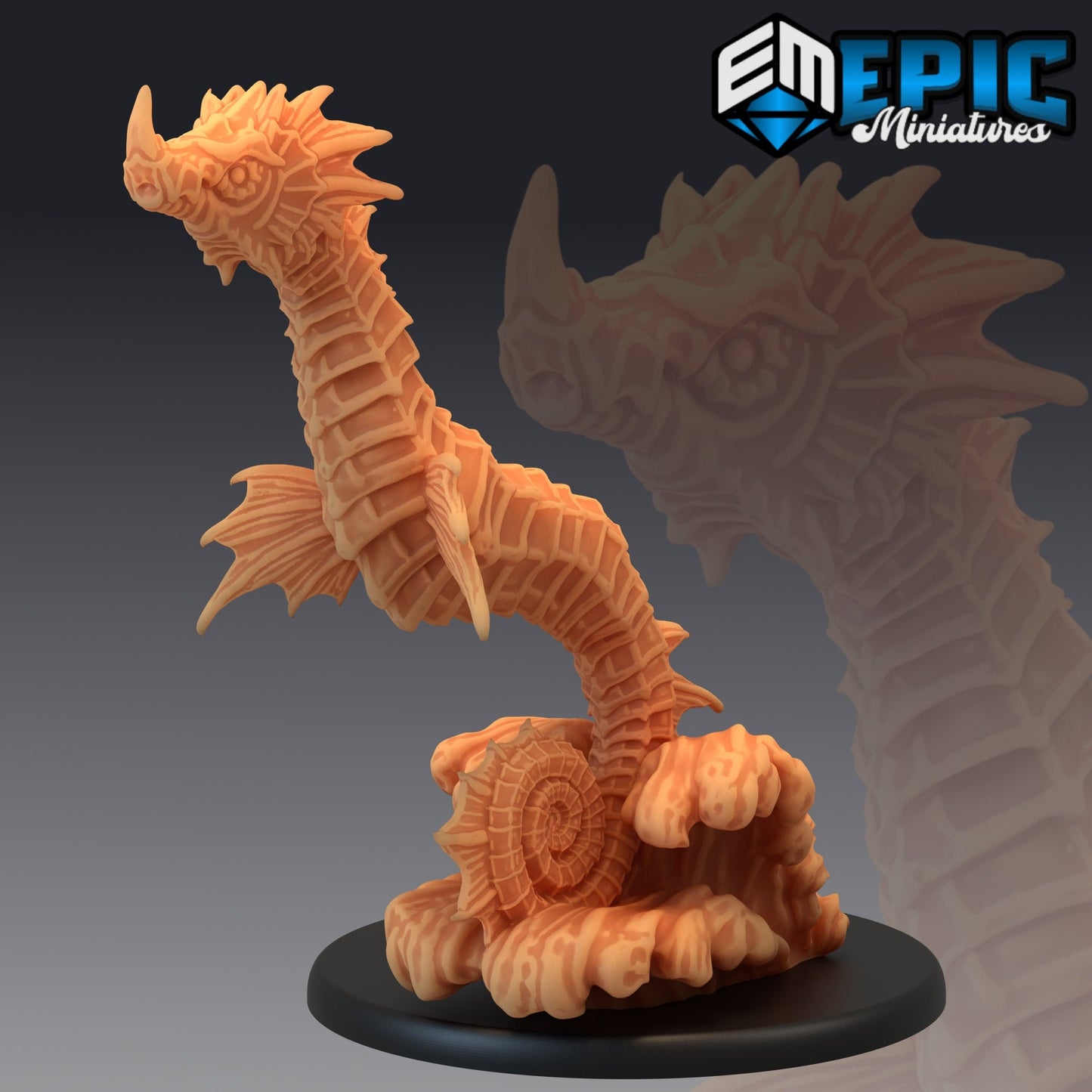 Seahorse (2 Variants) - Epic Miniatures