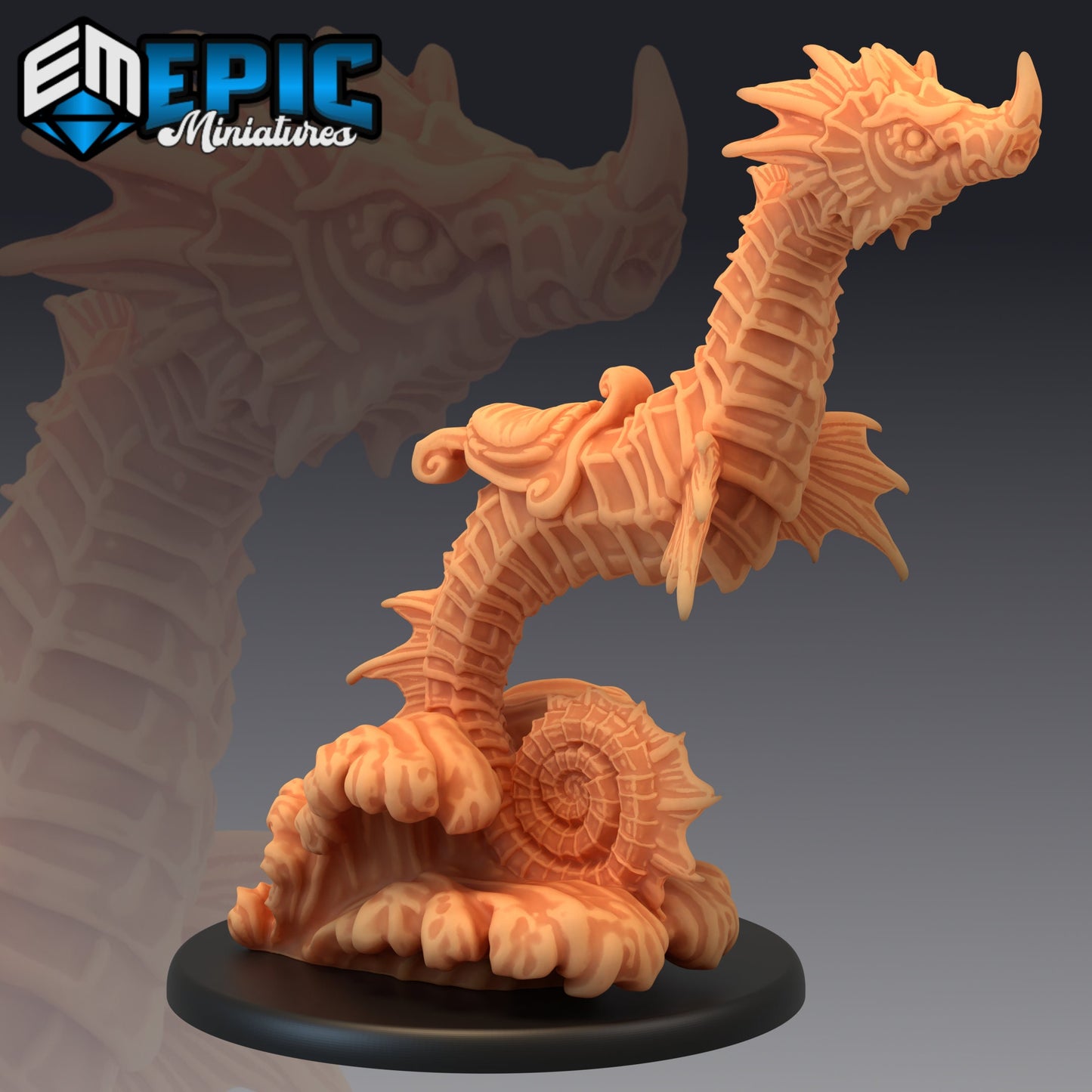 Seahorse (2 Variants) - Epic Miniatures
