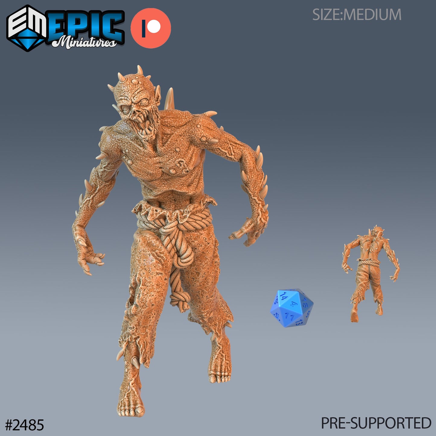 Thorn Zombie (3 Variants Available) - Epic Miniatures