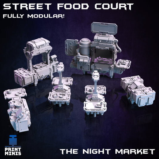 Food Court Kit - Print Minis