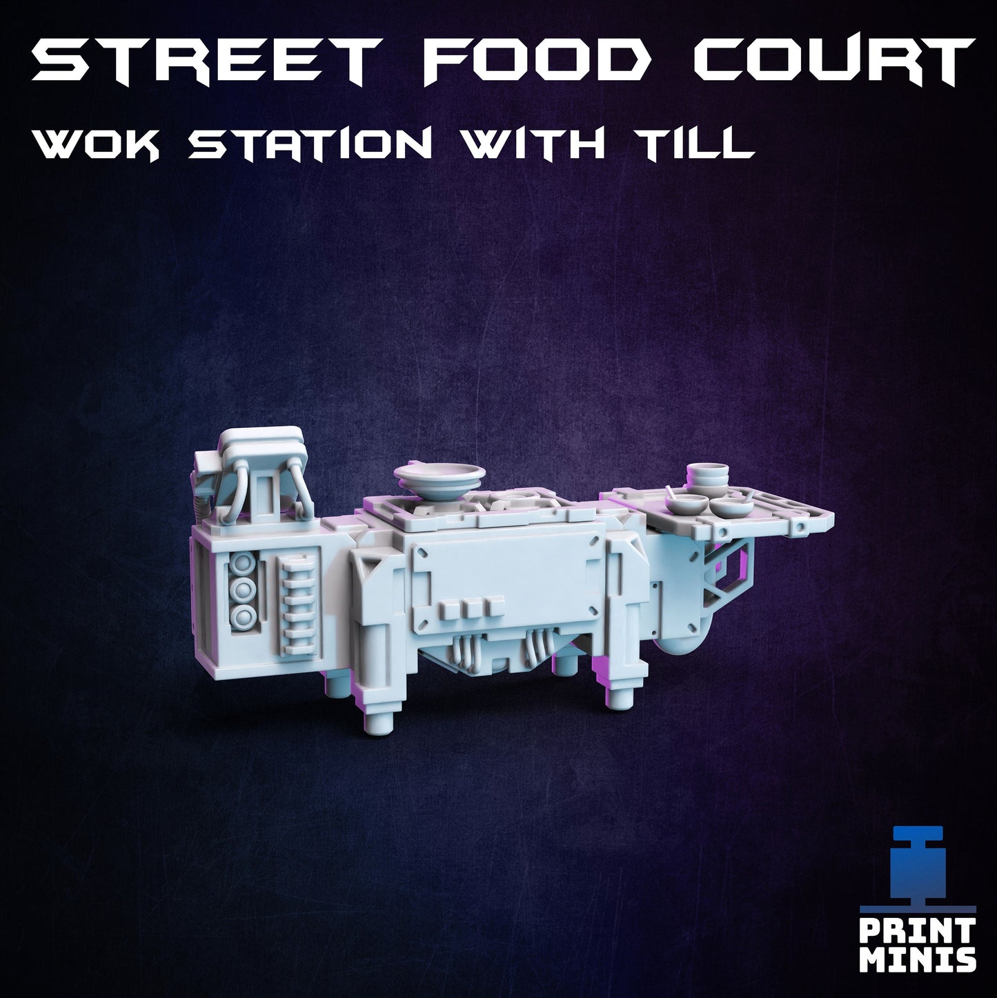 Food Court Kit - Print Minis