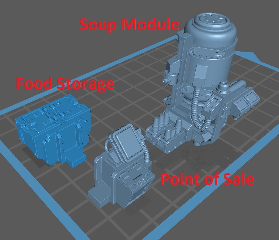 Food Court Kit - Print Minis