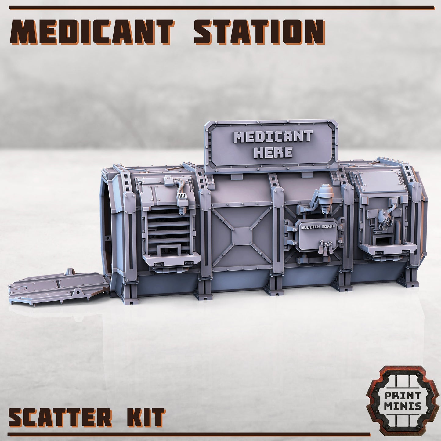 Medicant Container - Scenery Kit - Print Minis