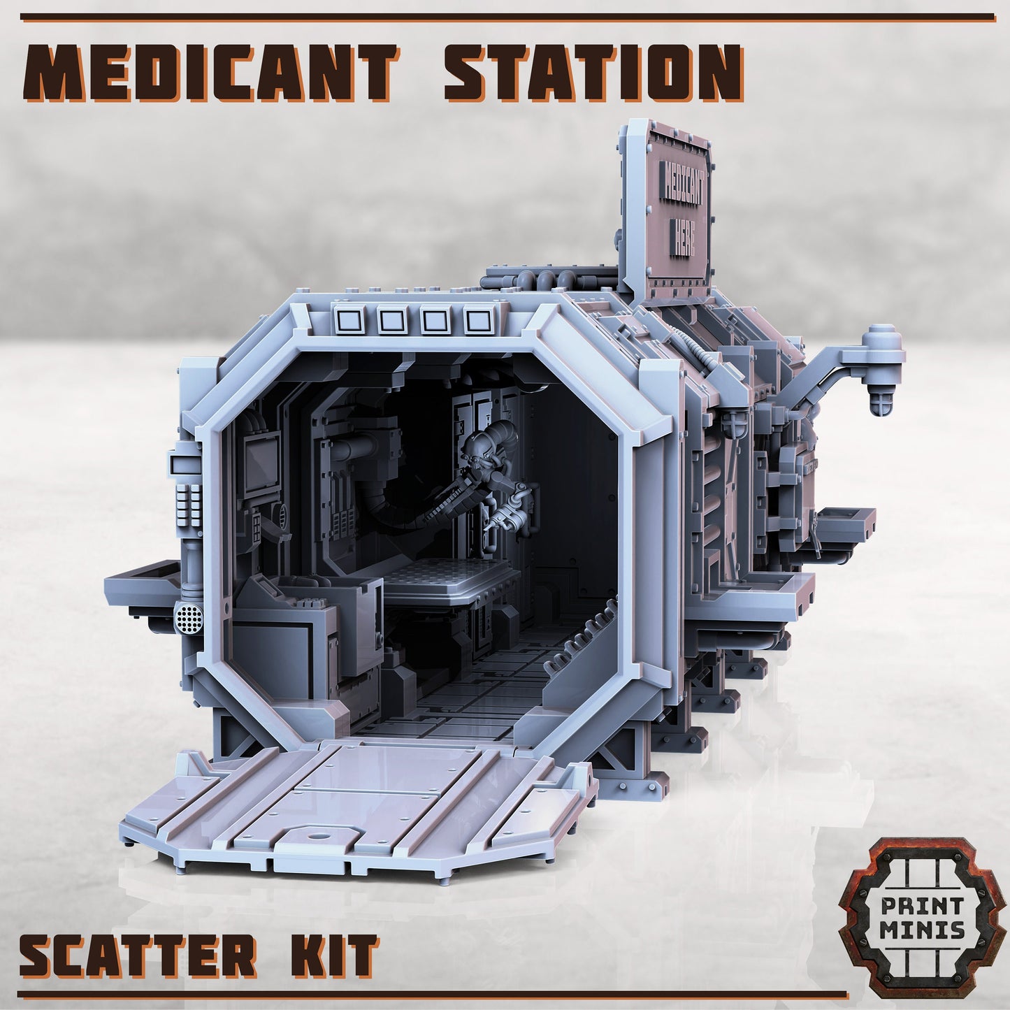 Medicant Container - Scenery Kit - Print Minis