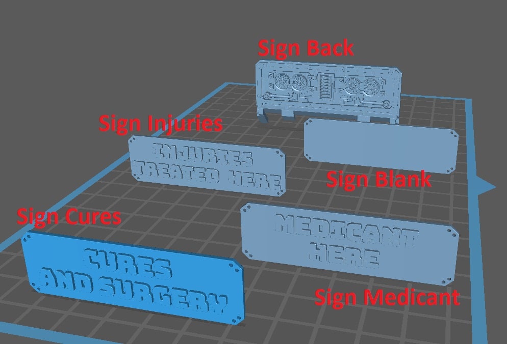 Medicant Container - Scenery Kit - Print Minis