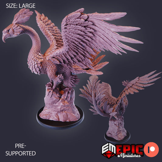 Peacock Griffin (3 Variants) - Epic Miniatures