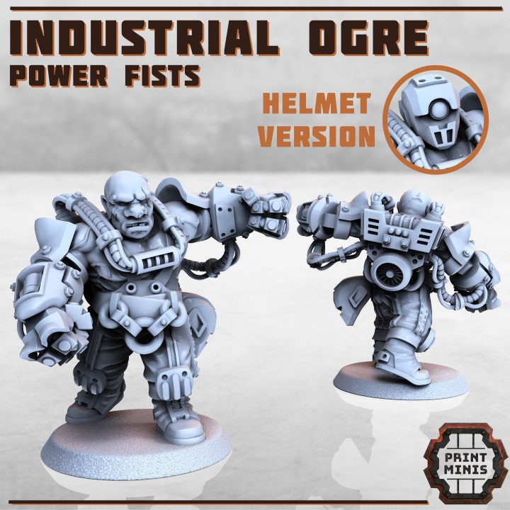 Industrial Slave Ogres (5 Variants Available) - Print Minis