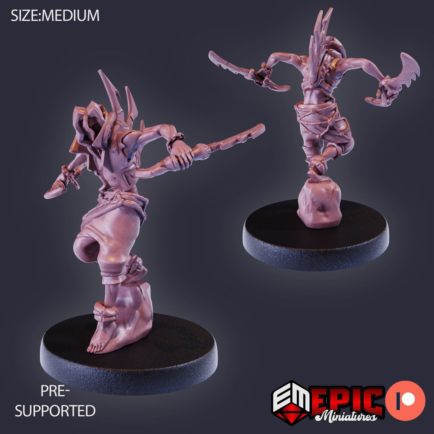 Marine Warrior (3 Variants) - Epic Miniatures