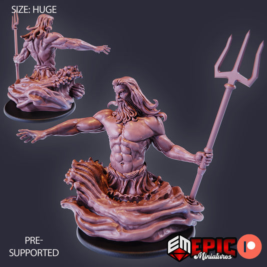 Sea God Poseidon - Epic Miniatures