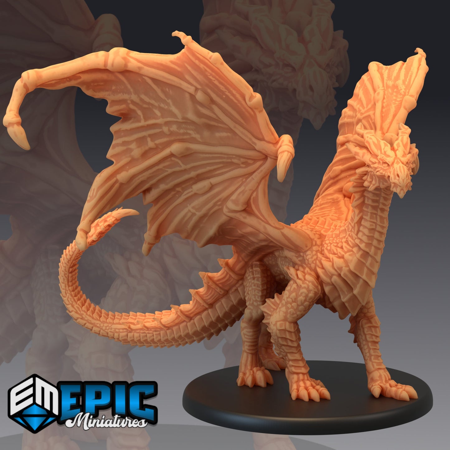 Yellow Dragon (4 Variants) - Epic Miniatures