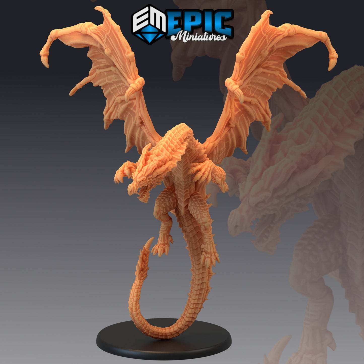 Yellow Dragon (4 Variants) - Epic Miniatures