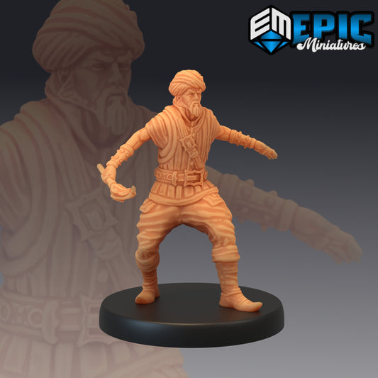 Pirate Cutthroat (3 Variants) - Epic Miniatures