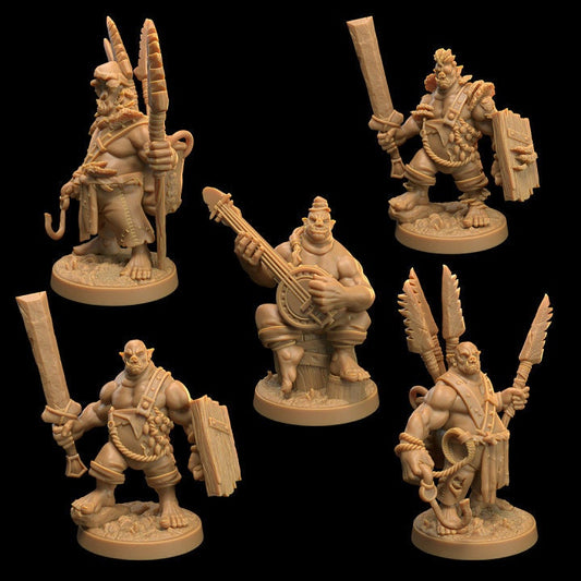 Swamp Orcs (5 Variants Available) - Dragon Trapper's Lodge