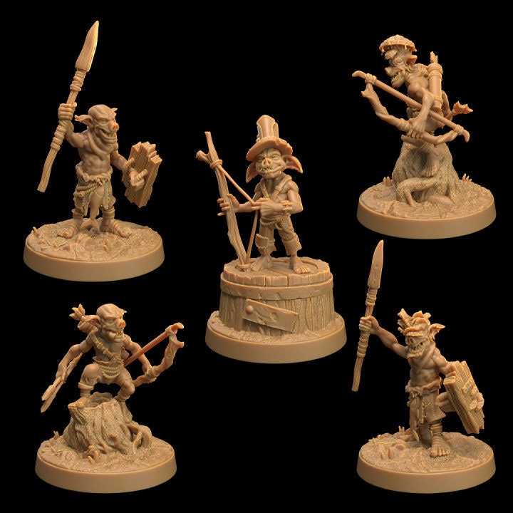 Swamp Goblins (5 Variants Available) - Dragon Trapper's Lodge